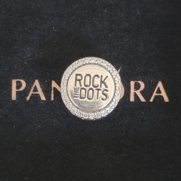 Pandora Rock the Dots Minnie Charm Minnie Mouse Charm Rock the Dots Charm Bead - Picture 1 of 6